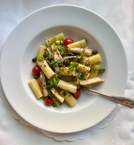 Caper and Tuna Rigatoni